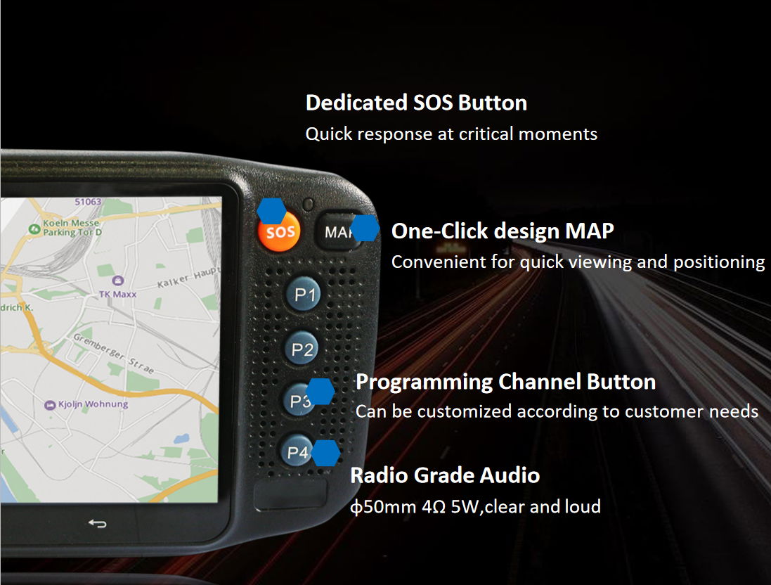 Worldwide Talk 4G LTE Network Mobile Radio, 5.5 Inch Touch Screen Dual SIM Card 3