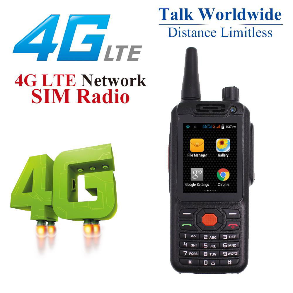 Worldwide Talk 4G LTE Network SmartPhone Twoway Radio Walkie Talkie