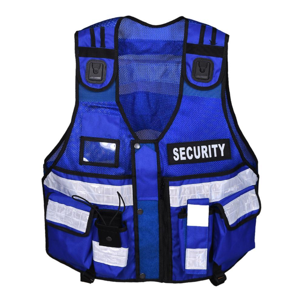Hi Viz Tactical Vest Security Reflective Safety Vest With for
