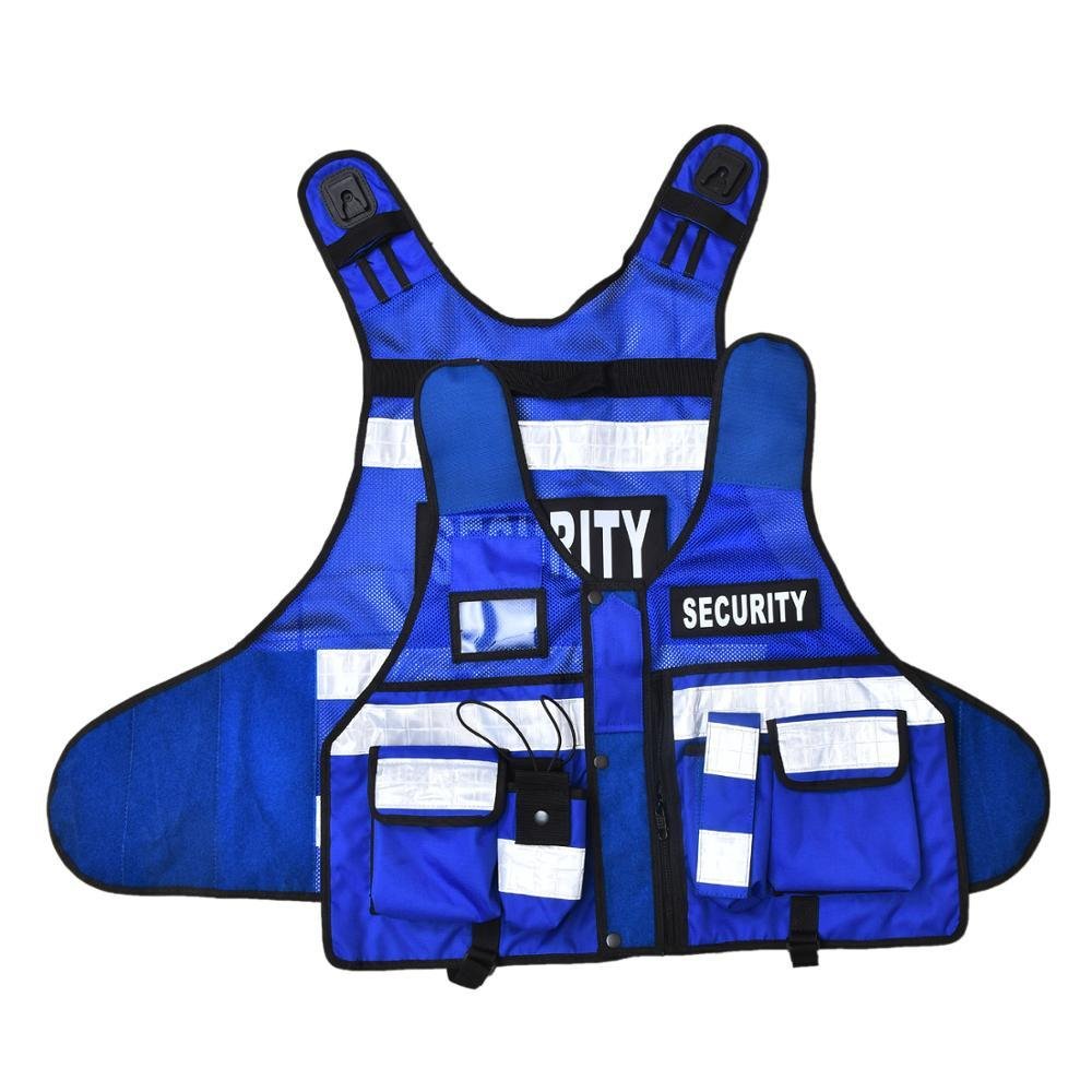 Hi Viz Tactical Vest Security Reflective Safety Vest With for Enforcement 3