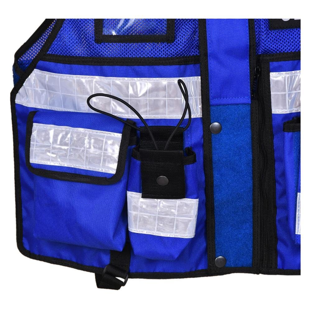 Hi Viz Tactical Vest Security Reflective Safety Vest With for Enforcement 4