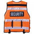 Hi Viz Tactical Vest Security Reflective Safety Vest With for Enforcement 2