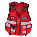 Hi Viz Tactical Vest Security Reflective
