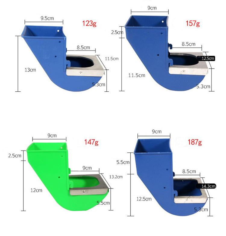 Many Size Rabbit Food Feeder Plastic Rabbit Food Feeder 5