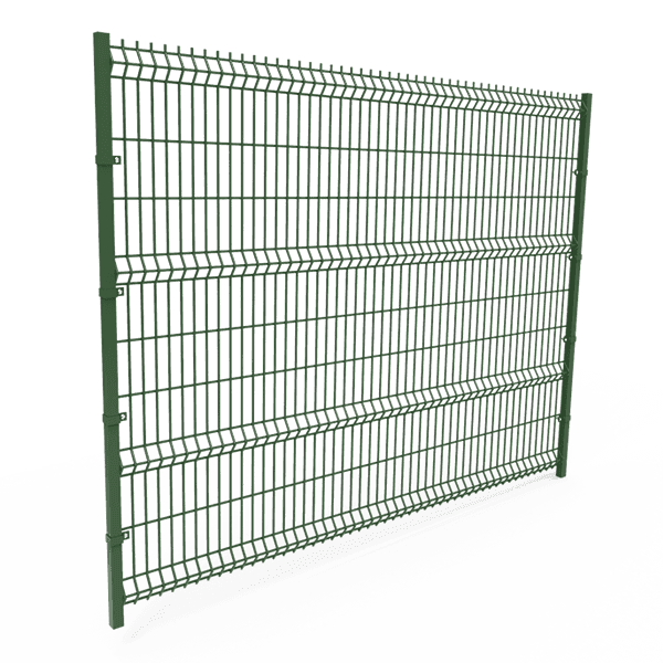School Garden Curved Wire Mesh Fence , Galvanized Fence 