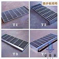 Step Grating Galvanized surfacetreatment  steel grating factory 