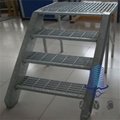 Step Grating Galvanized surfacetreatment  steel grating factory 