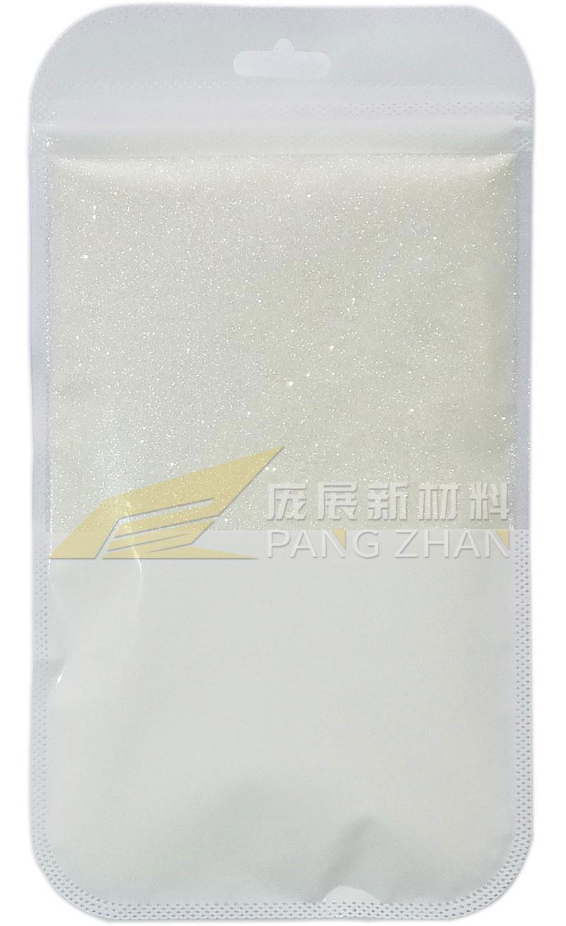 Industrial 100g Pink glitter powder in color bag for wall paper 2