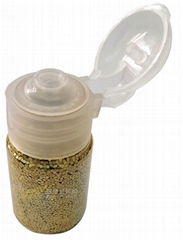 Amazing glitter shaker jar with 15g metallic glitter powder