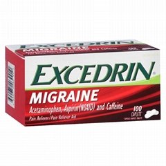 Migraine Pain Reliever Caplets