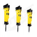 Excavator Silenced Type Hydraulic Rock Breaker Hammer 1