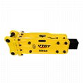 Hydraulic open top type breaker hammer