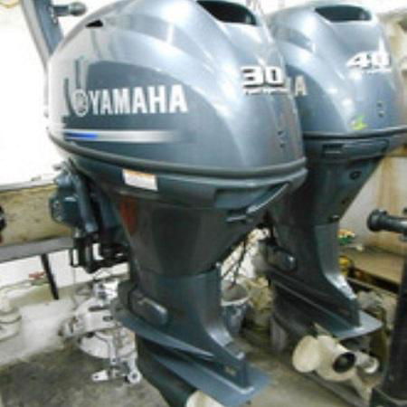 Free Shipping Used Yamaha 30 HP 4-Stroke Outboard Motor Engine