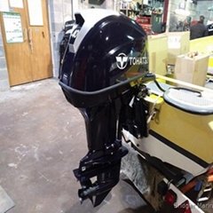 Free Shipping Used Tohatsu 40 HP 4-Stroke Outboard Motor Engine