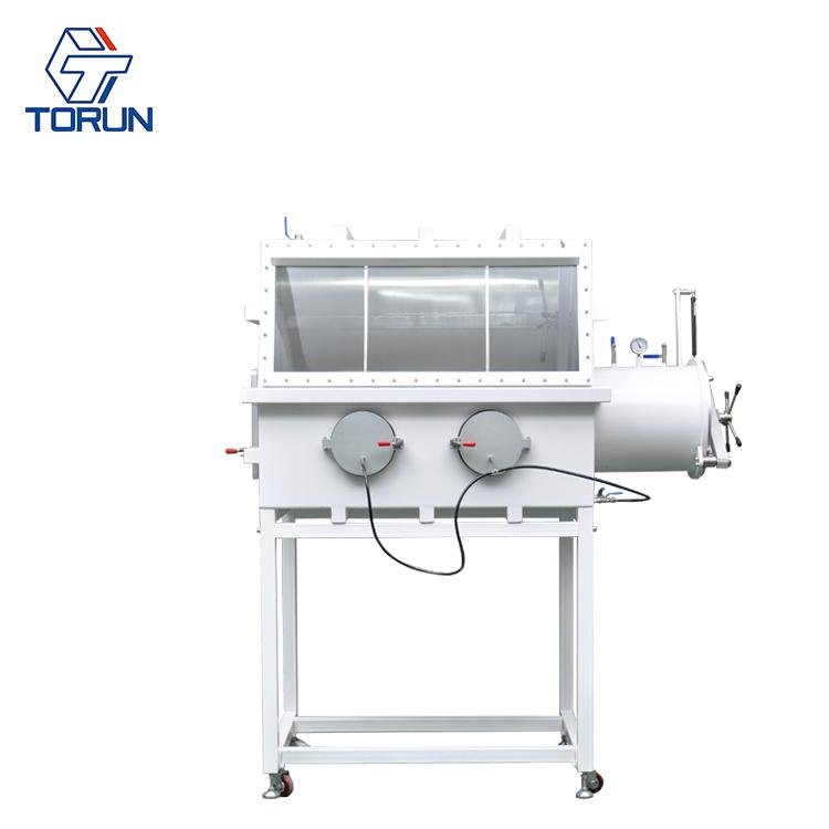 Stainless steel Vacuum GloveBox with Antechamber of lab research VGB4C 3