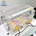 Lab Bench-top Acrylic Transparent Glovebox With Optional Box Sizes Customized  6