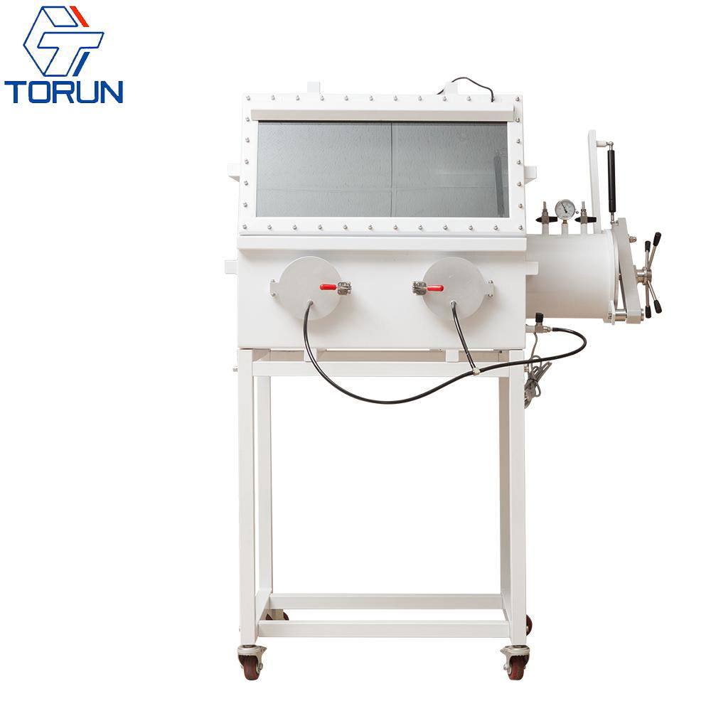 Vacuum glovebox for Lithium Battery, Stainless Steel Glovebox for Lab VGB-1C 2