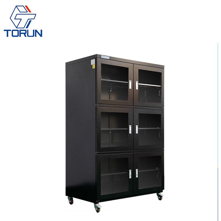 Professional desiccant dry cabinet manufacturer For IC chips storage TORUN 1428L 4