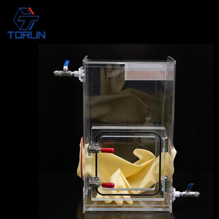 300*400*500 Inert Gas Operation Box,Lab Research Transparent Mini Acrylic Glove  2
