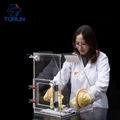 300*400*500 Inert Gas Operation Box,Lab Research Transparent Mini Acrylic Glove  5