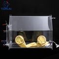 lab use acrylic glove box fillied with inert gas,PMMA glove box with vacuum tran 4