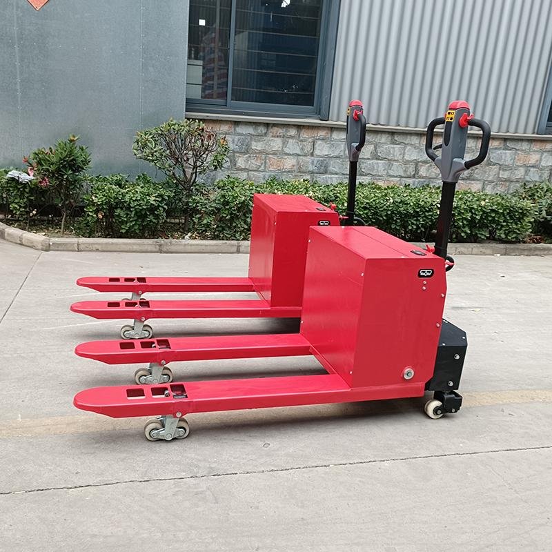 Semi electric cattle pallet truck 2T electric truck forklift customized carrier 2