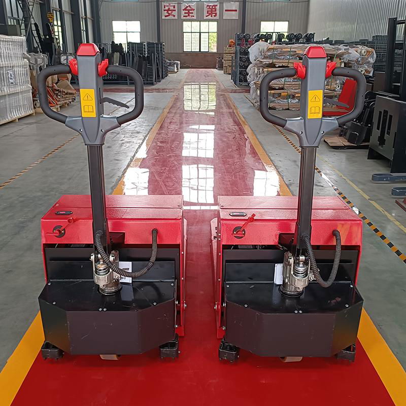 Semi electric cattle pallet truck 2T electric truck forklift customized carrier 5