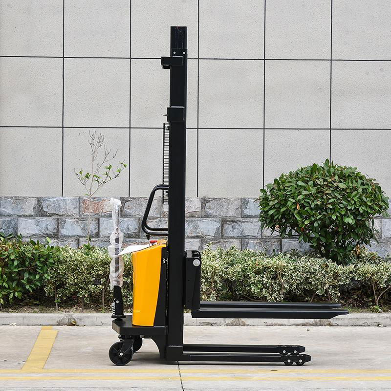 Electric forklift 2T hydraulic lifting stacker 1.5T semi-automatic stacker  3