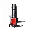 Electric forklift 2T hydraulic lifting stacker 1.5T semi-automatic stacker  1