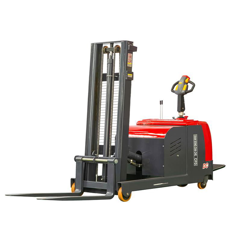 Counterweight all-electric forklift 1t 1.5t 2t legless standing  stacker