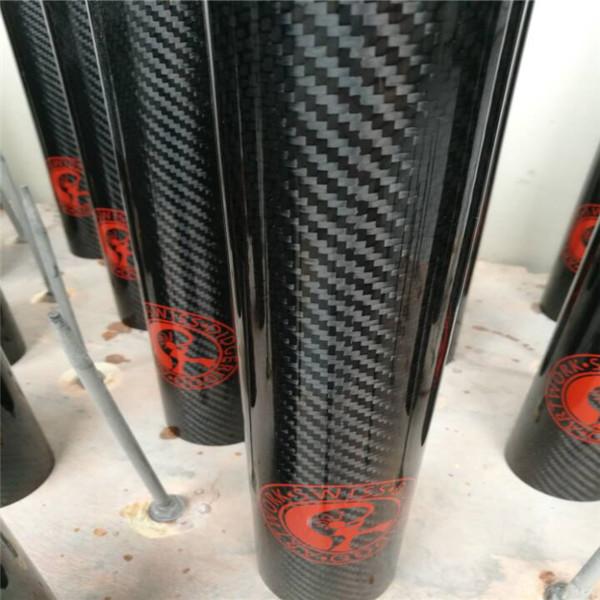 3K斜纹碳纤维管定制 高强度高模量碳纤维管 3