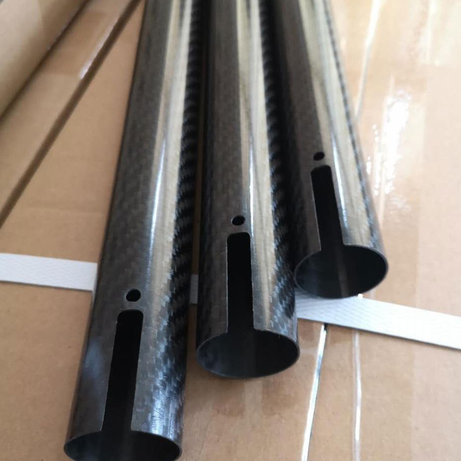 定制开孔3k碳纤维工具管 高强度耐磨碳管 3