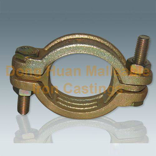 Yellow-double bolt clamp   Double Bolt Clamps  