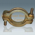 Yellow-double bolt clamp   Double Bolt