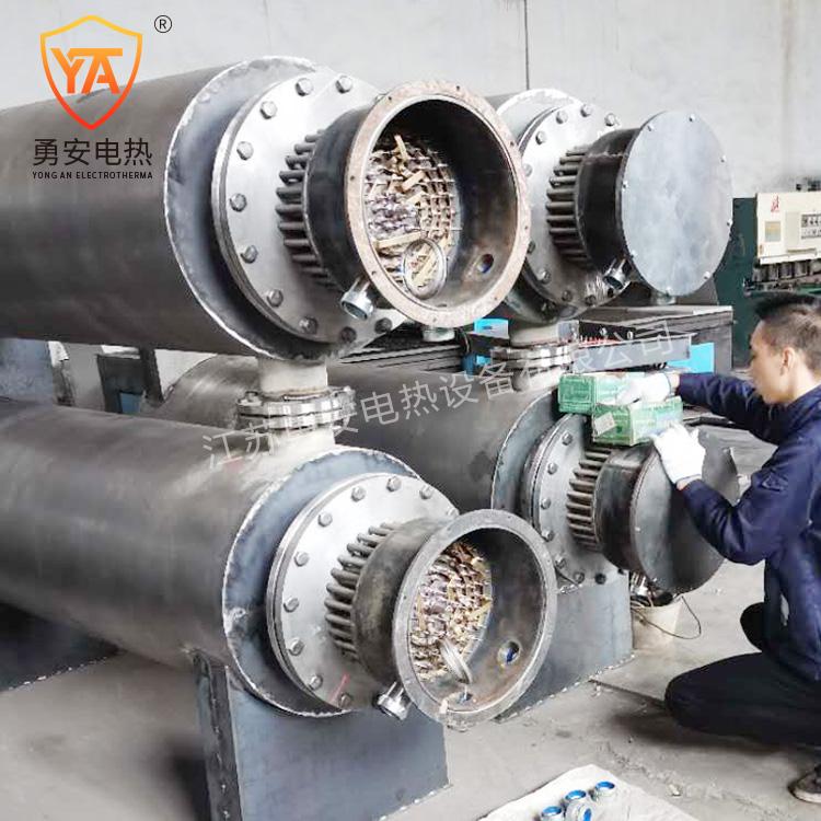 管道加熱器壓縮空氣氮氣加熱爐即熱式水導熱油液體加熱器 5