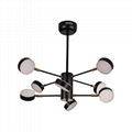 Modern led pendant lights living room decoration Nordic black pendant lamp bedro 1