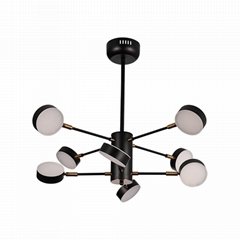 Modern led pendant lights living room decoration Nordic black pendant lamp bedro