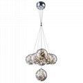 Modern Luxury nordic decorative home lighting fixtures LED glass ball pendant li