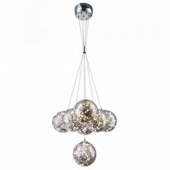 Modern Luxury nordic decorative home lighting fixtures LED glass ball pendant li