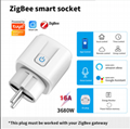 Tuya zigbee Smart Socket  European Outlet Smart Socket 16A 