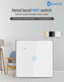  EU UK Standard ZigBee wifi control switch wall wifi switch smart switch