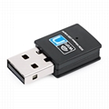 300M  Wireless USB Adapter 300Mbps Wifi USB Dongle 2