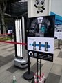 Latest hotel hospital autonomous sanitizing UVC mobile robot with UV light 2