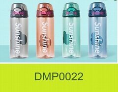 2021 Hot selling 500ml water bottle plastic water bottle drinking with straw