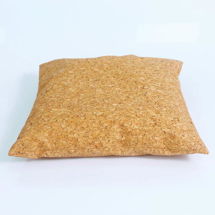 Cushion Cover Made of Natural Cork Eco-Friendly Passed Reach by SGS Test 4