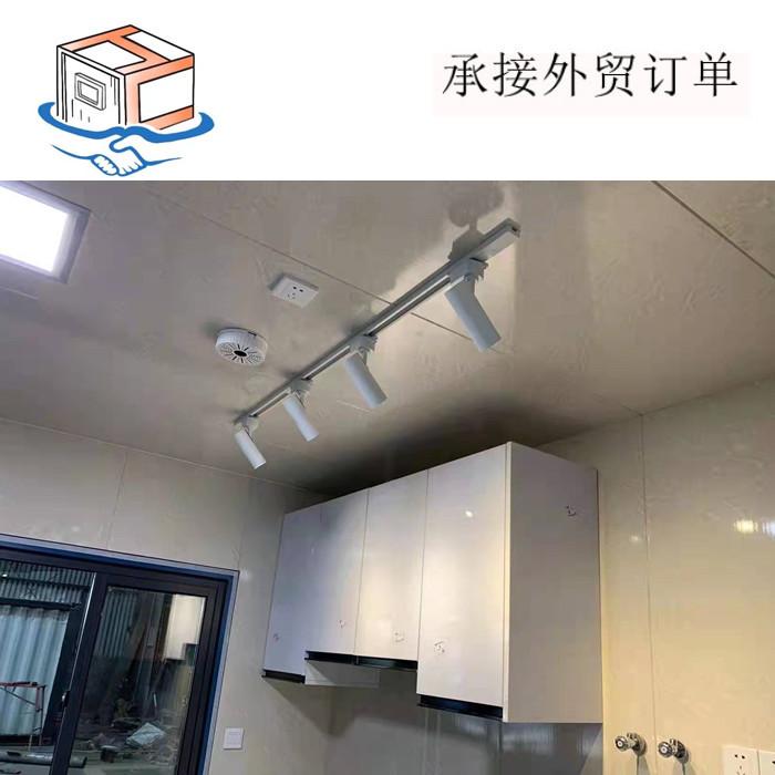 落地鋼玻原創設計山東定製6米海運箱裝修保溫岩棉集裝箱廚房展廳 4