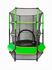 Hot sale 54 inch indoor trampoline with safety net for kids 