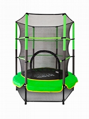 Hot sale 54 inch indoor trampoline with safety net for kids