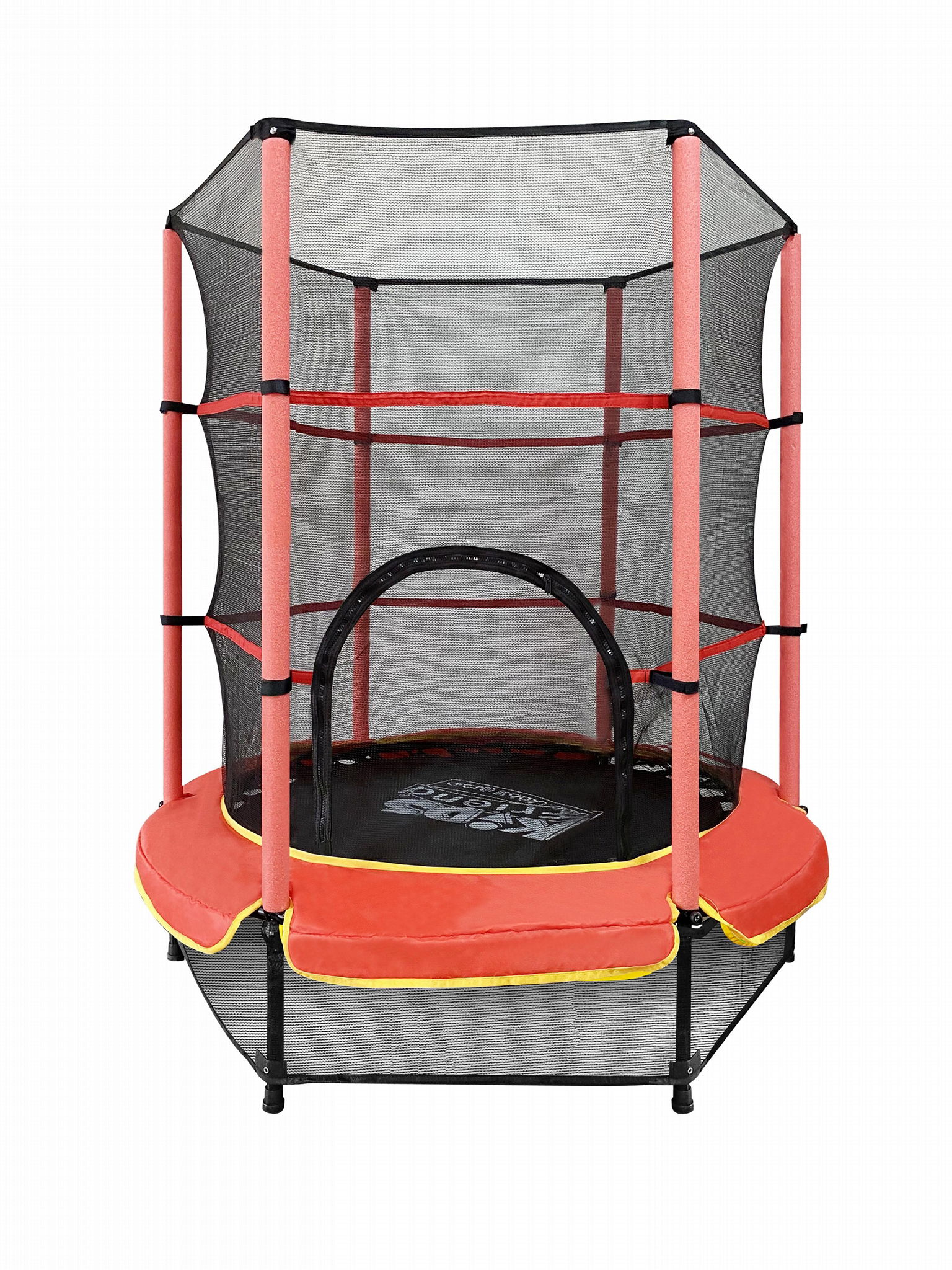 Hot sale 54 inch indoor trampoline with safety net for kids  3