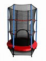 Hot sale 54 inch indoor trampoline with safety net for kids  4